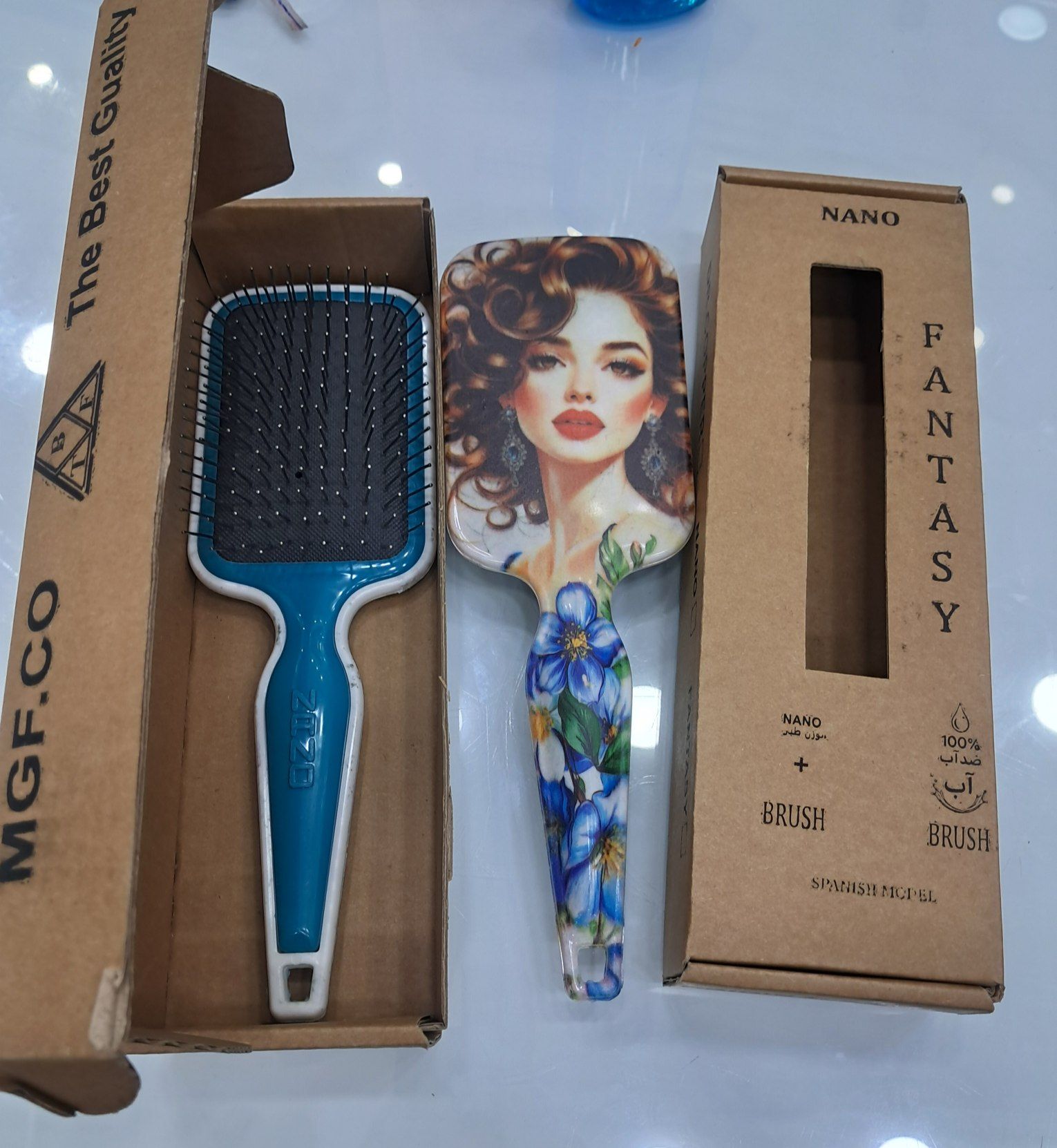 برس مو  طبی جعبه دار