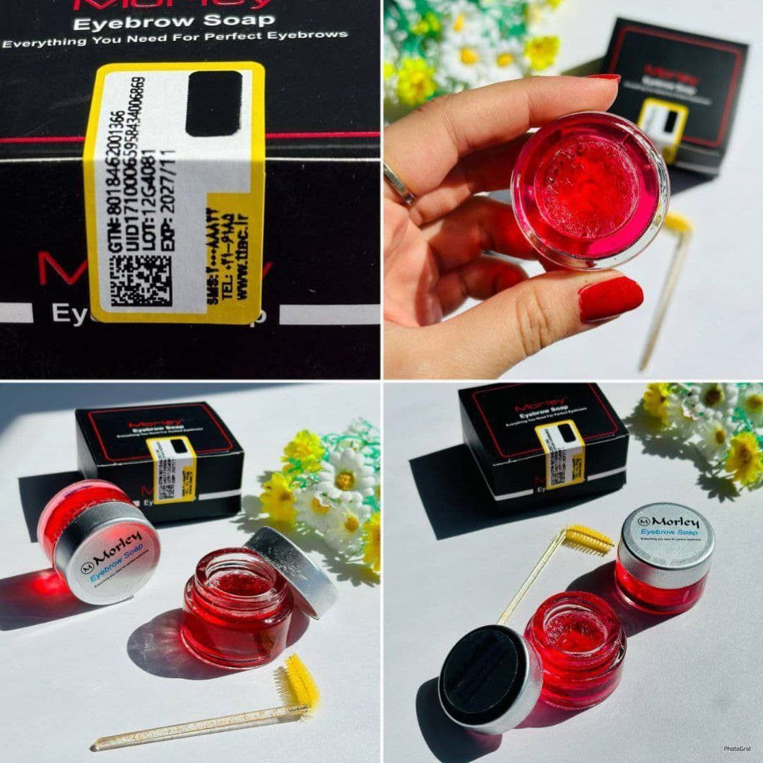 ژل ابرو  کاسه ای سفیدک نمیزنه